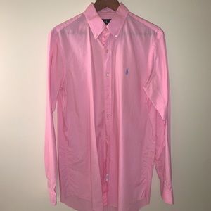 Pink Ralph Lauren Dress Shirt (M Long)